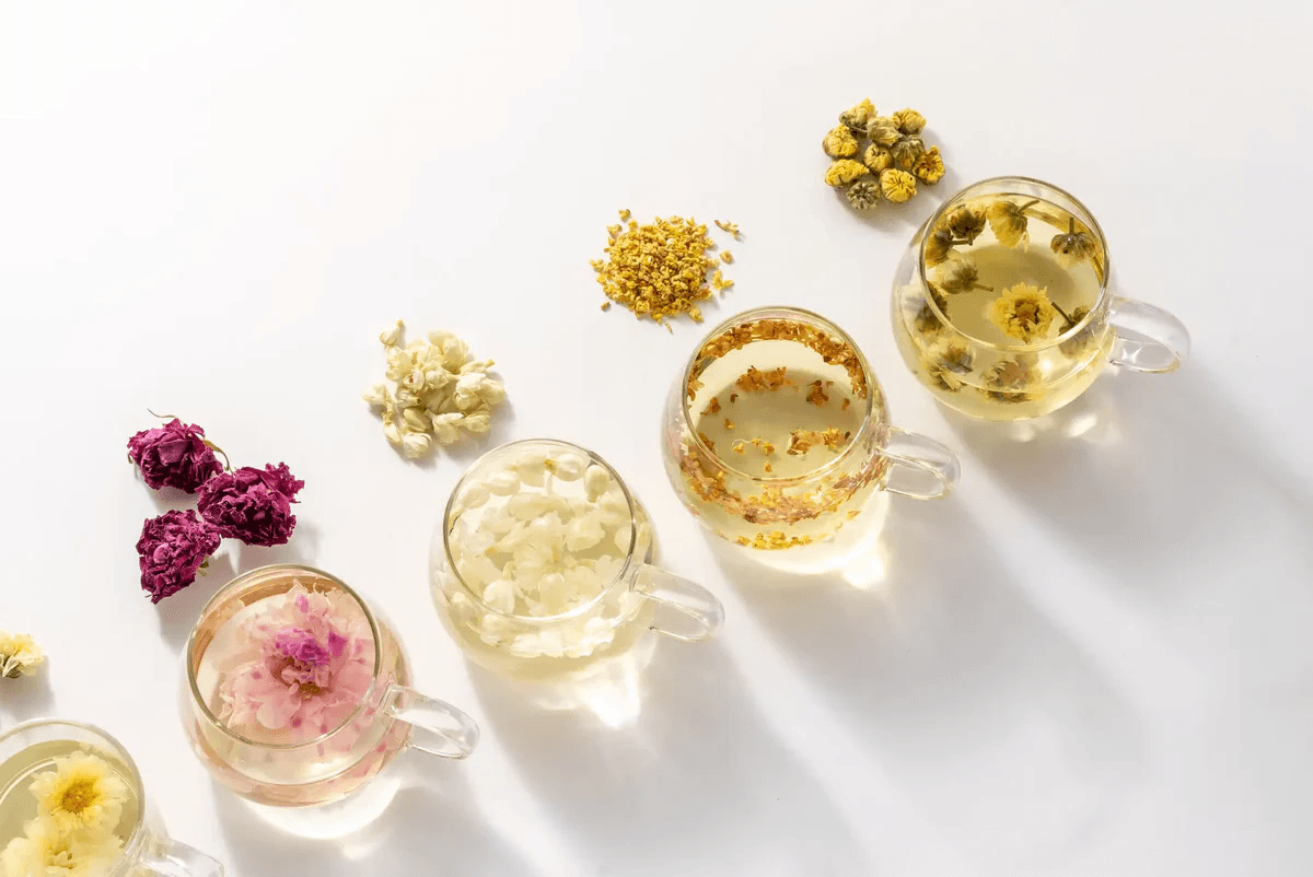 Tea Leaves & Flowers That Help Relieve Stress and Anxiety