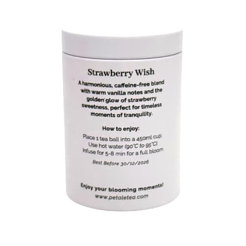 Strawberry Wish Petite Tin (2 Tea Balls)